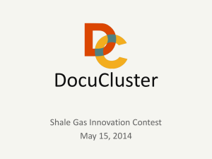 DocuCluster - Shale Gas Innovation and Commercialization Center