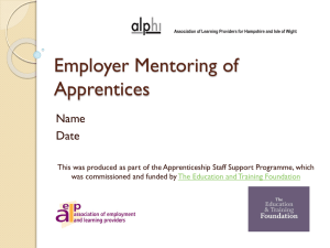 Employer Mentoring of Apprentices.final version 29.09.14
