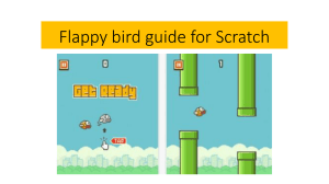 Flappy bird guide for Scratch