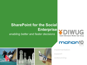 SharePoint voor de Social Enterprise - Erwin Koens