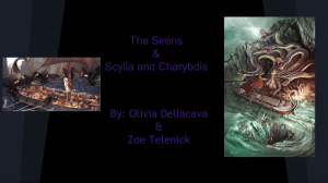 The Sirens and Scylla & Charybdis