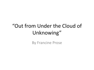 Out from Under the Cloud of Unknowing gary`s - ibenglish3-mrso