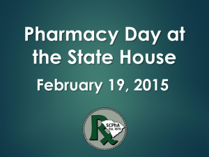 An Overview of Pharmacy Day at the State House