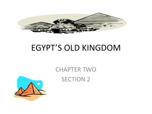 EGYPT*S OLD KINGDOM