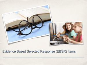 EBSR Overview