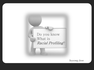 Racial Profiling - internationalspeech