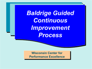 System - Wisconsin Center for Performance Excellence