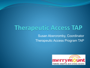 Susan Abercromby-Therapeutic Access