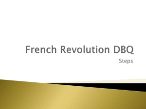 French Revolution DBQ