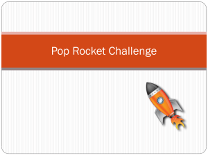 Pop Rocket Challenge