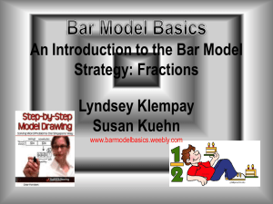 Picture - Numeracy Institute:Bar Model Basics
