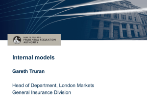Internal models - Bank of England