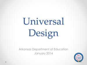 Universal Design - Arkansas State University