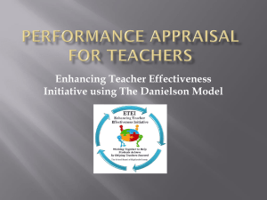 Performance Appraisal for Teachers (PowerPoint Presentation)