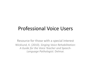 Professional Voice U..