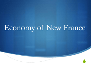 Lesson 4-Economy of New France