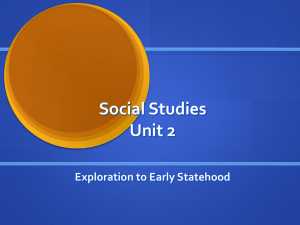 Social Studies Unit 2 - Swedesboro