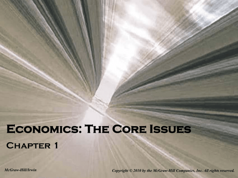 Core Problem Of Economics