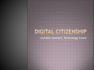 Digital Citizenship Presentation