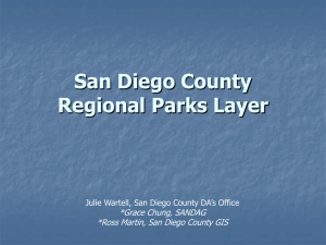 Active Parks Review - San Diego Regional GIS Council