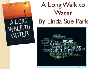 linda sue park a long walk to water