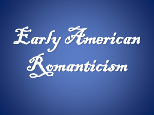 Early American Romanticism