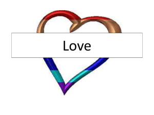 KS1 PSHE ` Love` PowerPoint