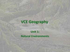 natural environments - EHS year 11 Geography