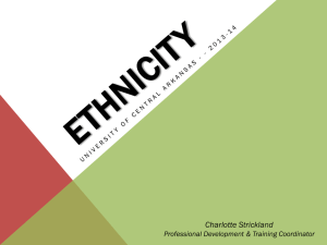Diversity – Ethnicity
