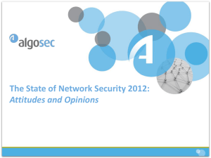Network Security & Firewall Management Survey 2011