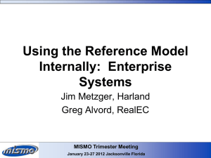 Using the Reference Model Internally: Enterprise Systems