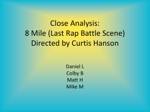 Close Analysis: 8 Mile (Last Rap Battle Scene