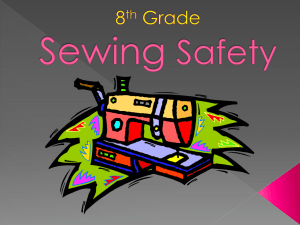 Sewing Safety