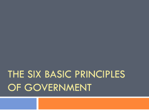 The Six Principles of Government