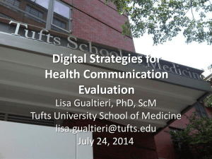 slides - Home | Tufts University School of Medicine Public Health