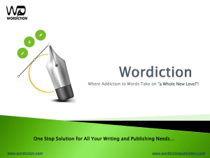 Discover more - wordiction.com