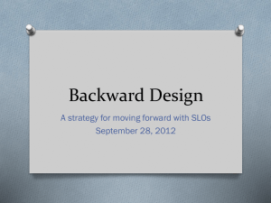 Backward Design - Purdue University