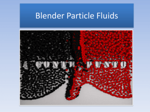 Blender Particle Fluids