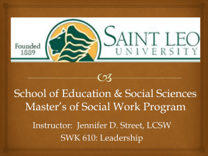 File - Social Work Education Supplemental Website