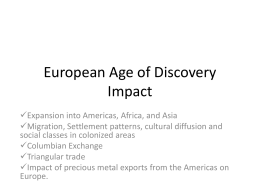 impact of the age of exploration