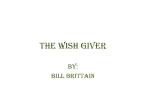 The Wish giver - Hackettstown School District