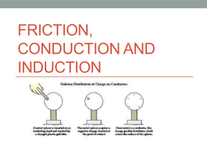 Friction, Conduction and Induction