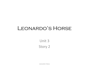 Leonardo`s Horse - 5thgradereadingresourcesmcboe