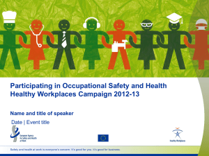 Participating in Occupational Safety and Health