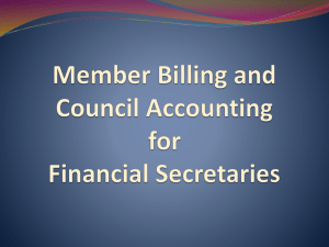 Membership Billing
