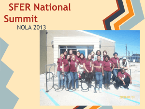 SFER National Summit