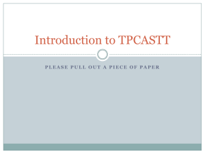 Intro to TPCASTT ppt