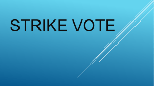Strike VOTE