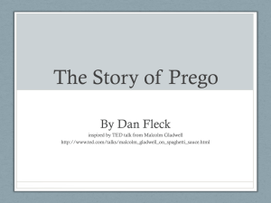 The Story of Prego