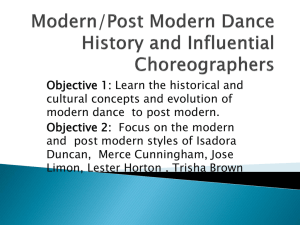 Modern Dance History
